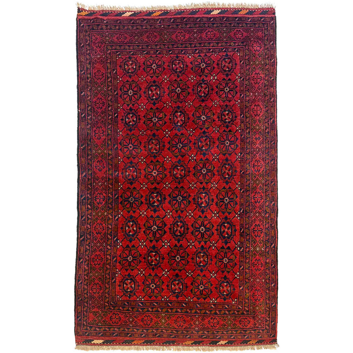 エルサリ Khal Mohammadi ラグ Wool/Cotton Khal Mohammadi 3x5 Tribal Rug Handcrafted. – ALLRUGO
