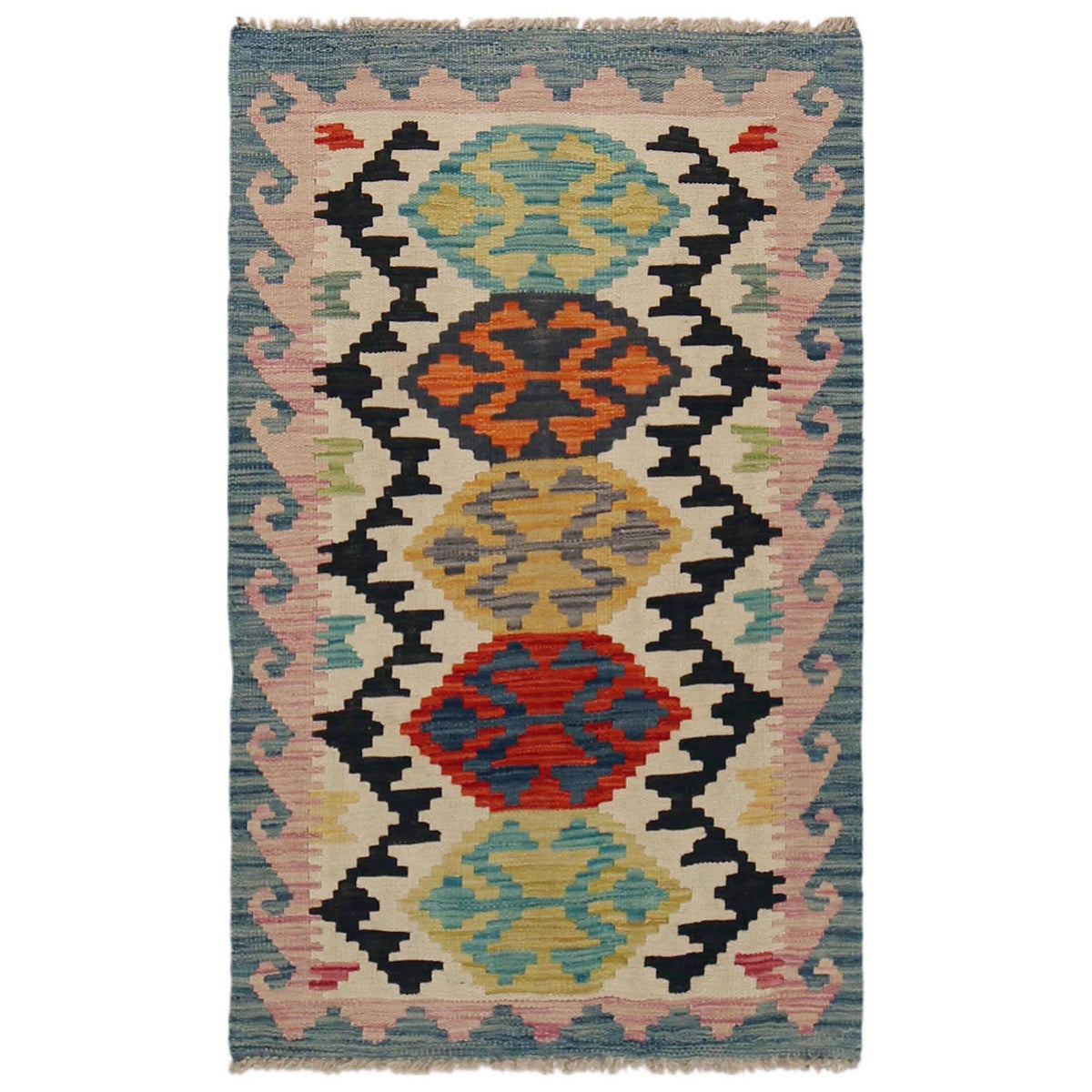 Afghan Hodrang Kilim ※専用ページ Turkish Afghan Kilim Rug Handmade Multi Color Kitchen Rug. – ALLRUGO