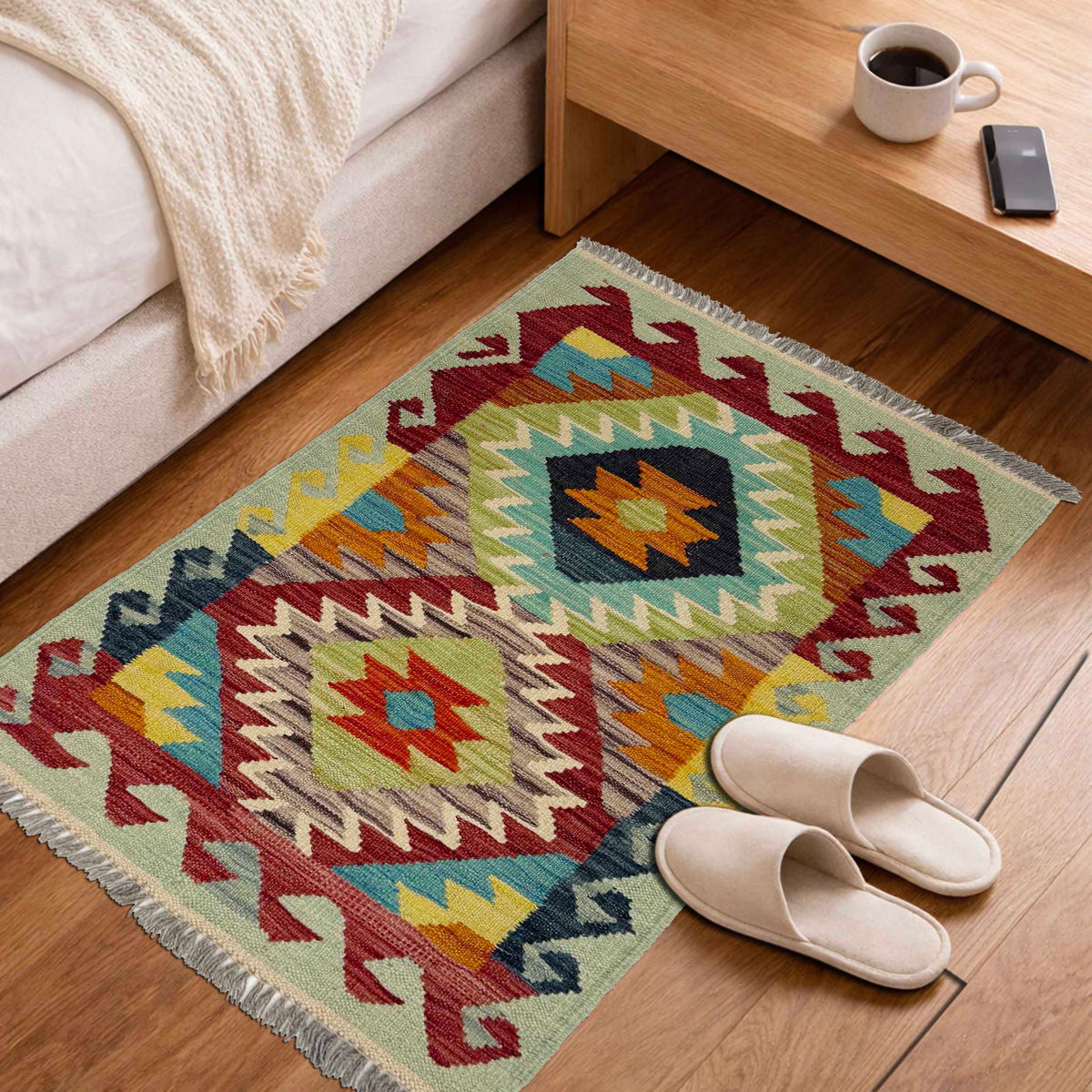 その他 Afghan Hodrang Kilim Multi Color Handmade Kilim Rug Turkish Afghan 2x3 Ft. – ALLRUGO