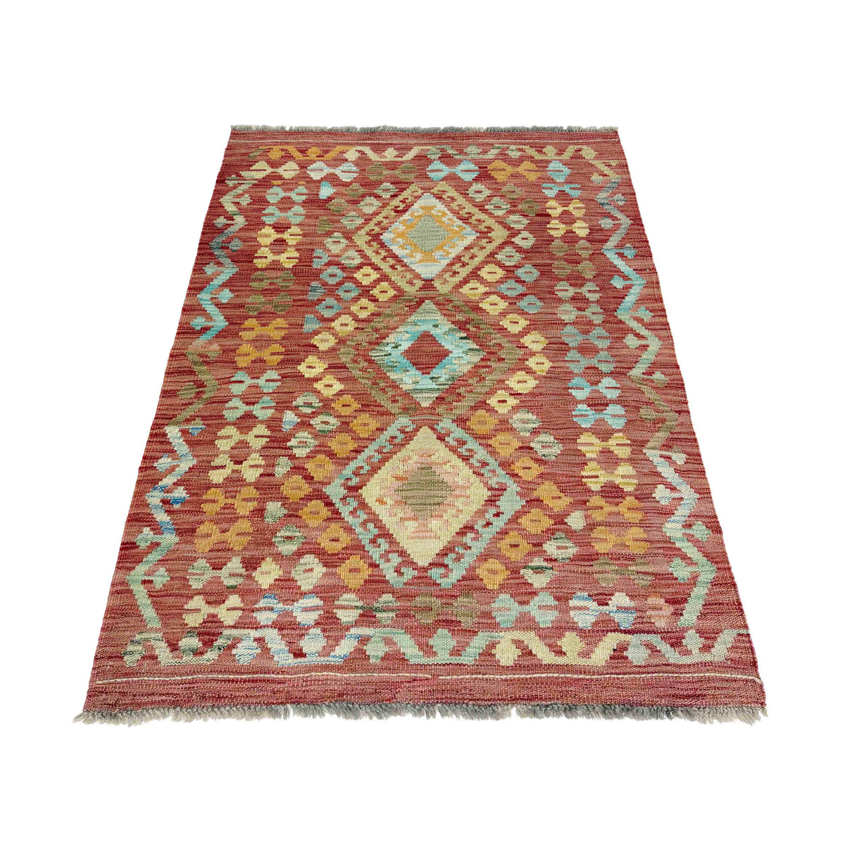 Handmade Kilim Rug Afghan Turkish Vintage Multi Color. – ALLRUGO