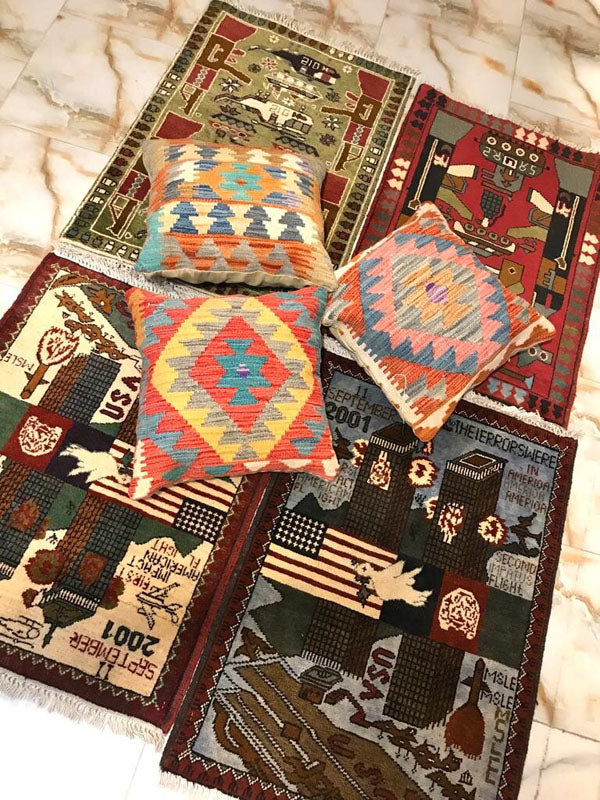 How to clean Dust, Stains, and Odor of Silk War Rug?