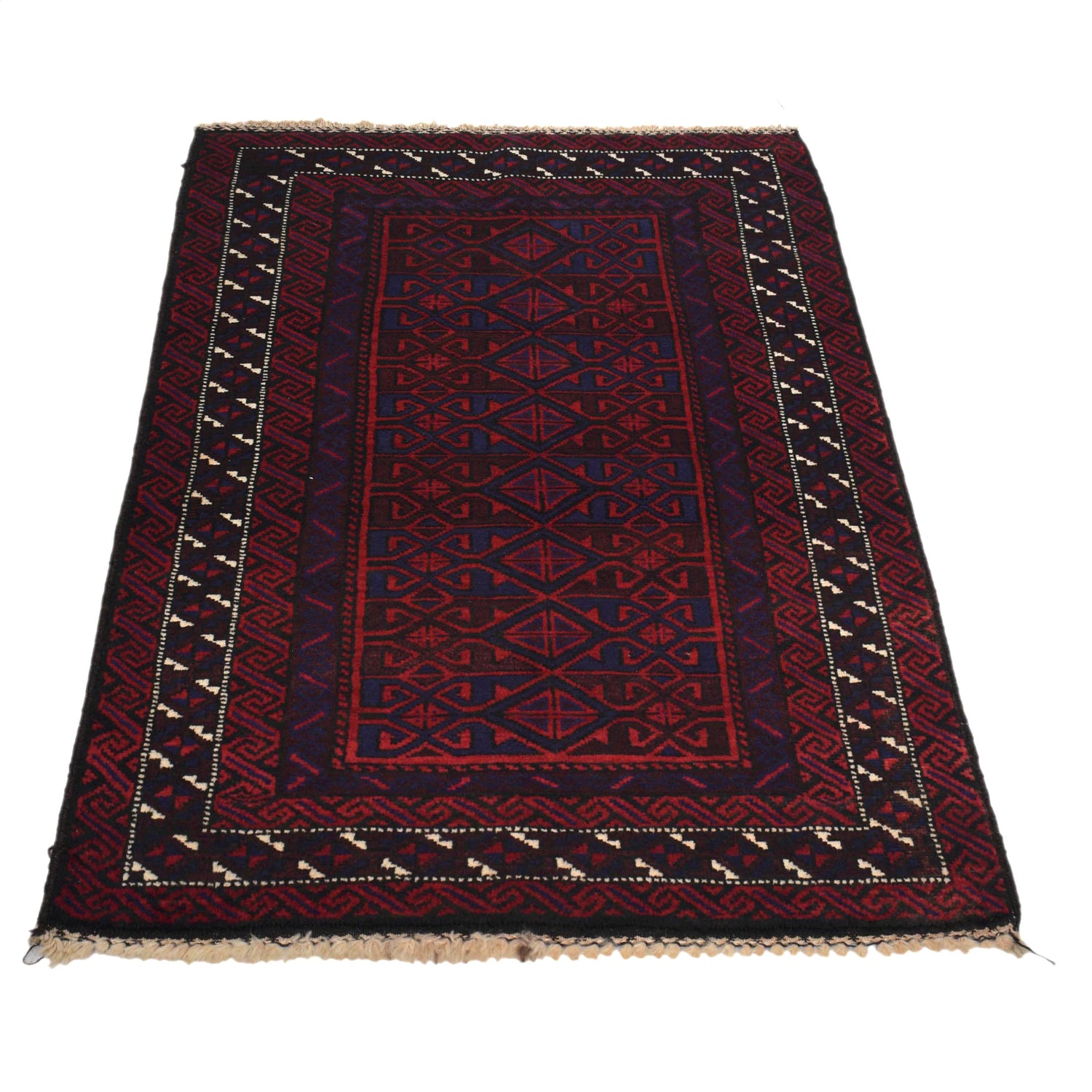 Handmade Baluchi Rug 2' 7" x 4' 1" ft / 80 x 124 cm - No. 10230