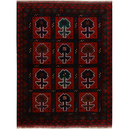 Handmade Baluchi Rug 3' 1" x 4' 2" ft / 95 x 127 cm - No. 10252
