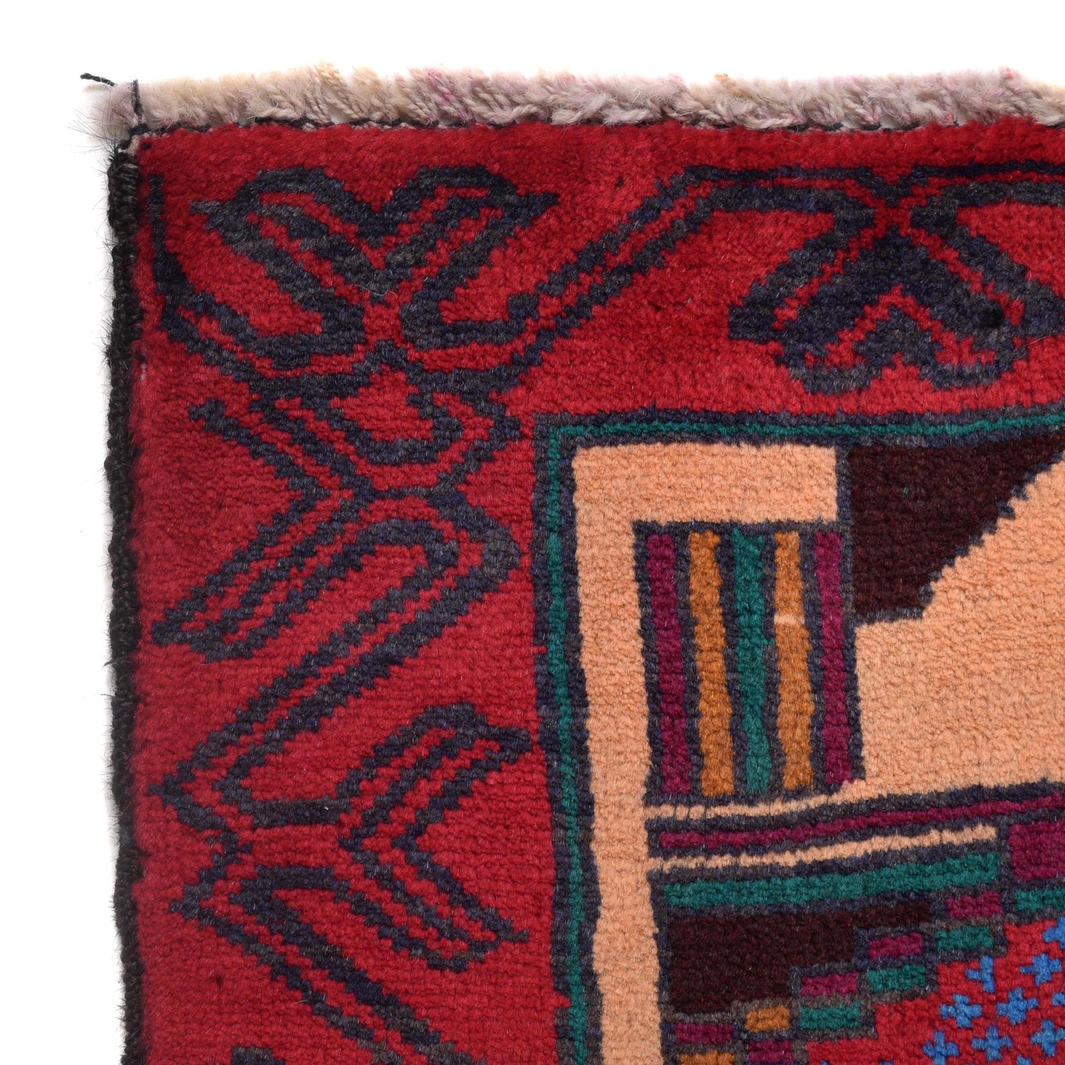 Handmade Pictorial Carpet 2' 8" x 4' 1" ft / 82 x 125 cm - No. 10255