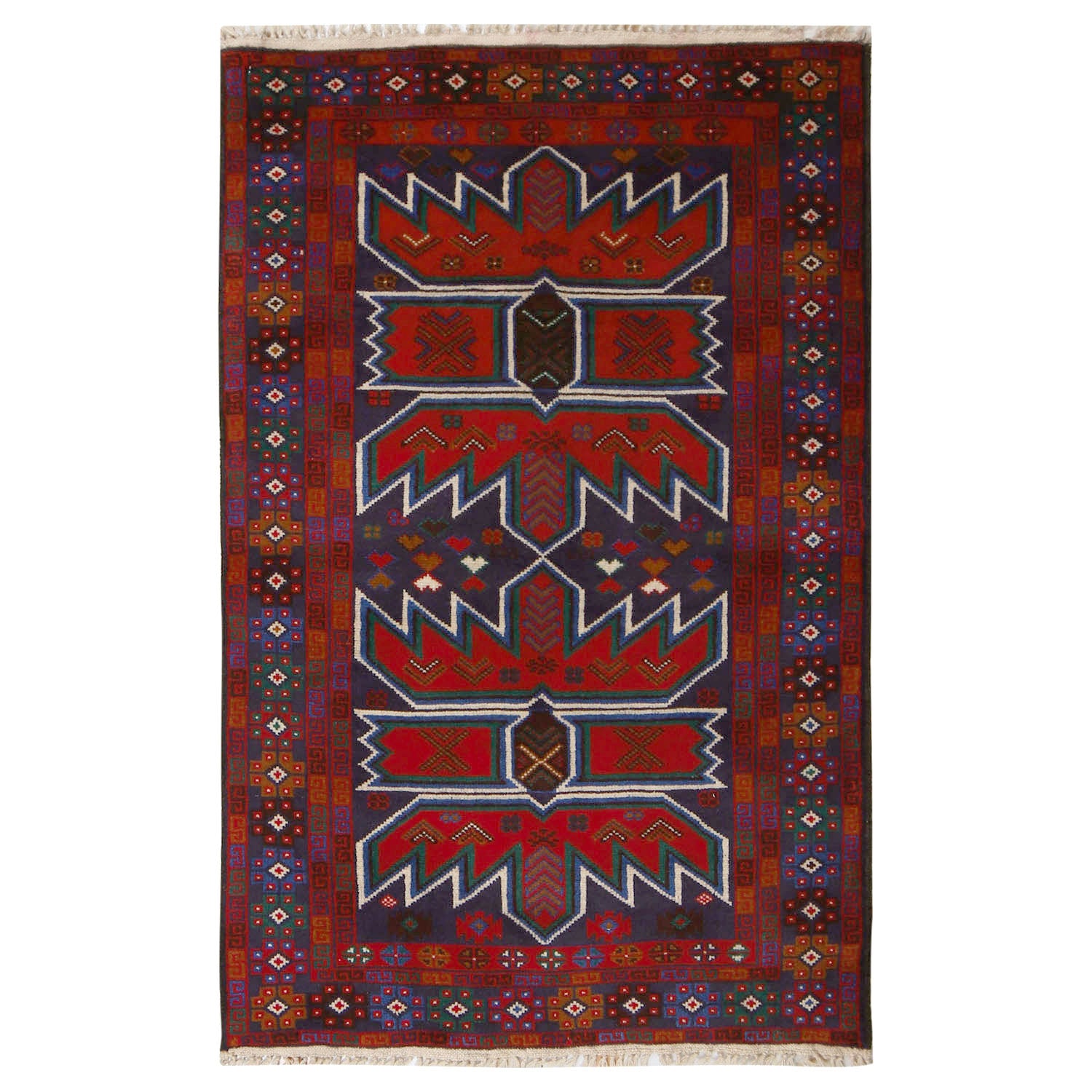 Handmade Baluchi Rug 2' 8" x 4' 5" ft / 82 x 134 cm - No. 10460