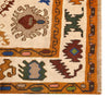 Hand Knotted Kohistani Carpet 5' 10" x 7' 10" ft / 178 x 240 cm - No. 10487