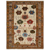 Hand Knotted Kohistani Carpet 5' 11" x 7' 9" ft / 181 x 237 cm - No. 10491