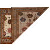 Hand Knotted Kohistani Carpet 5' 11" x 7' 9" ft / 181 x 237 cm - No. 10491