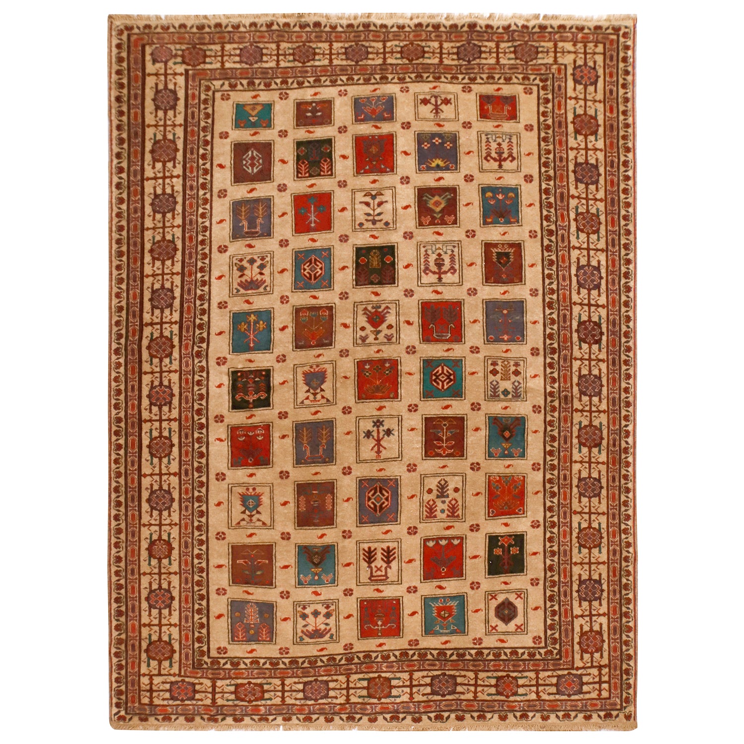 Handmade Baluchi Rug 6' 11" x 9' 1" ft / 212 x 278 cm - No. 10495