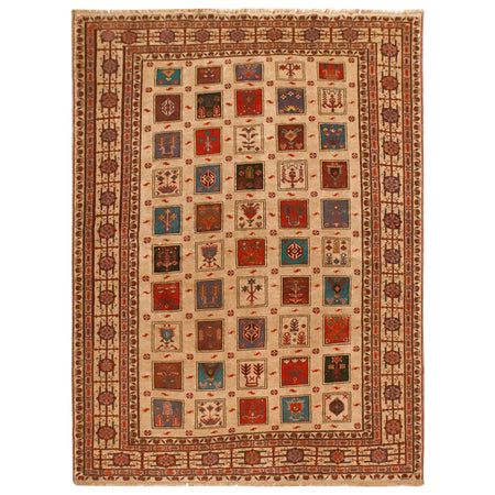 Handmade Baluchi Rug 6' 11" x 9' 1" ft / 212 x 278 cm - No. 10495
