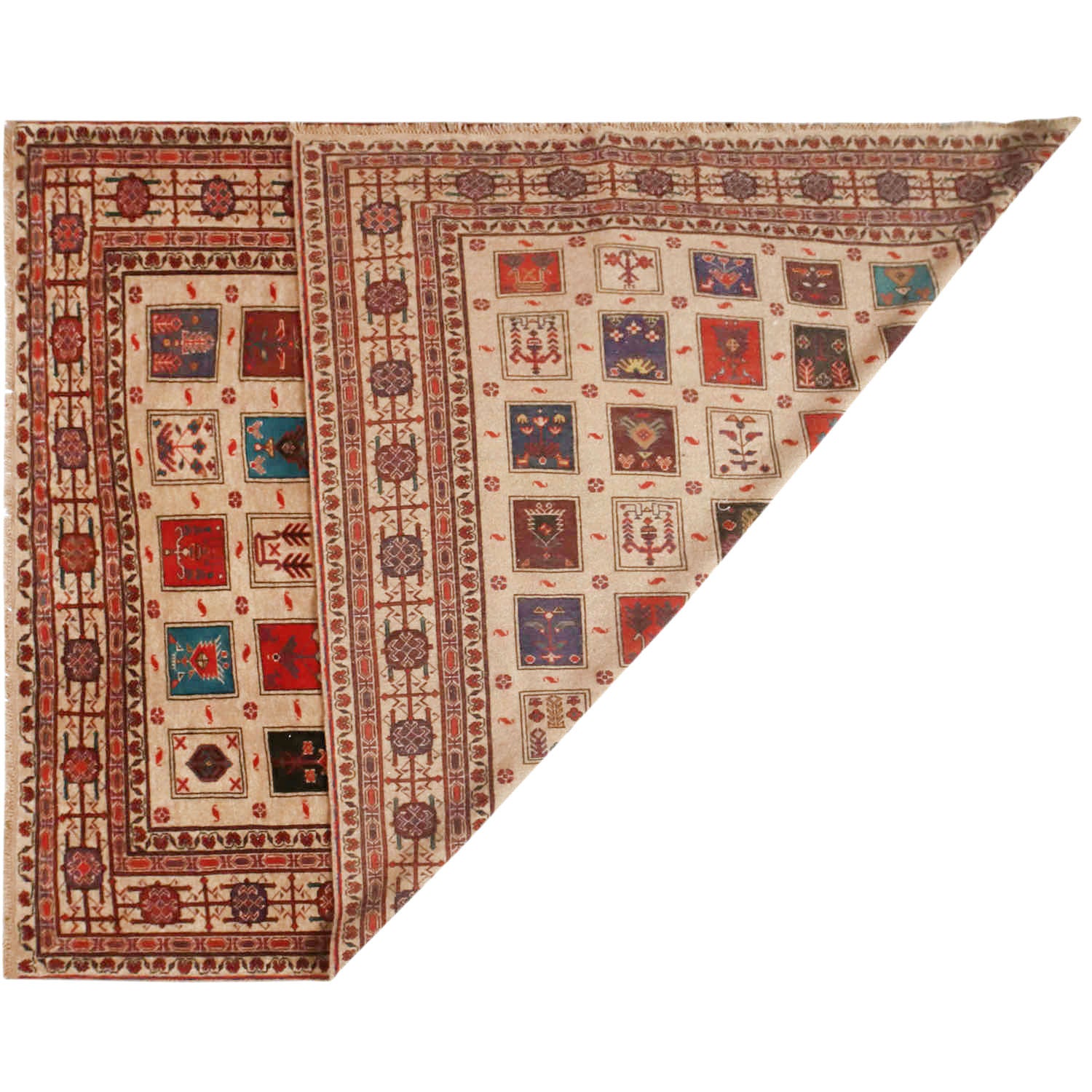 Handmade Baluchi Rug 6' 11" x 9' 1" ft / 212 x 278 cm - No. 10495