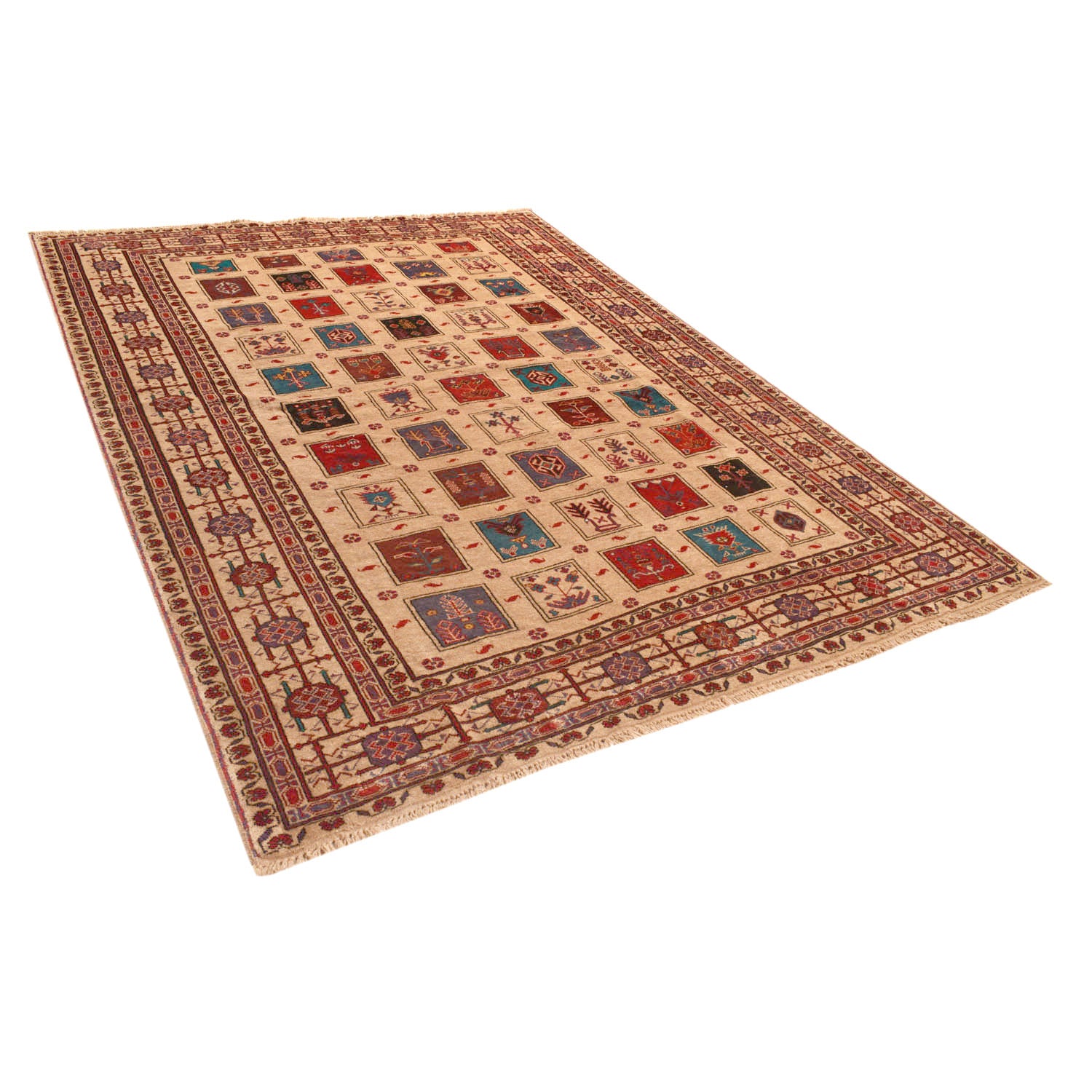 Handmade Baluchi Rug 6' 11" x 9' 1" ft / 212 x 278 cm - No. 10495