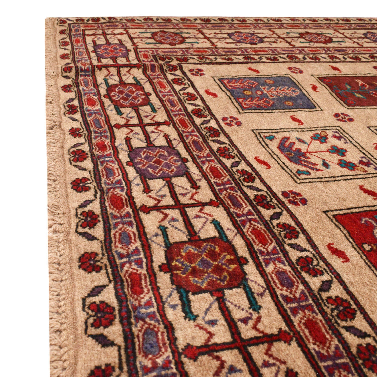 Handmade Baluchi Rug 6' 11" x 9' 1" ft / 212 x 278 cm - No. 10495