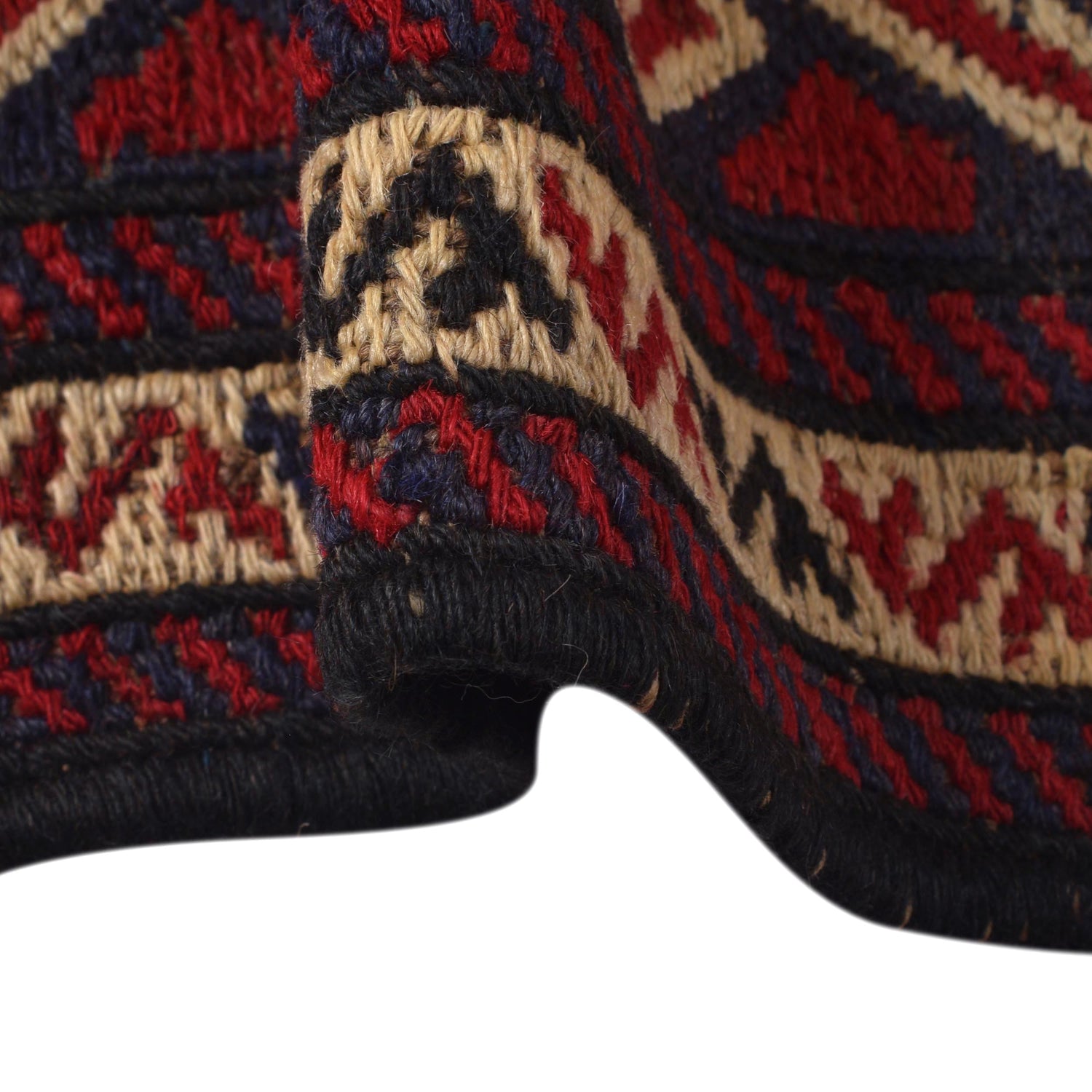 Handmade Flat Weave Kilim 6' 4" x 8' 7" ft / 192 x 262 cm - No. 10656