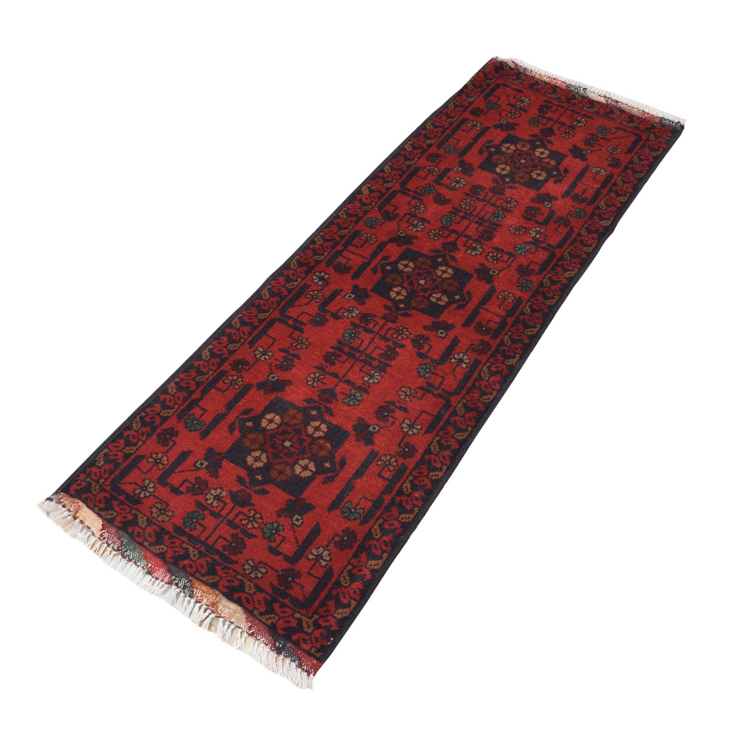 Oriental Khal Mohammadi Runner Rug 1' 9" x 4' 9" ft / 53 x 145 cm - No. 10733