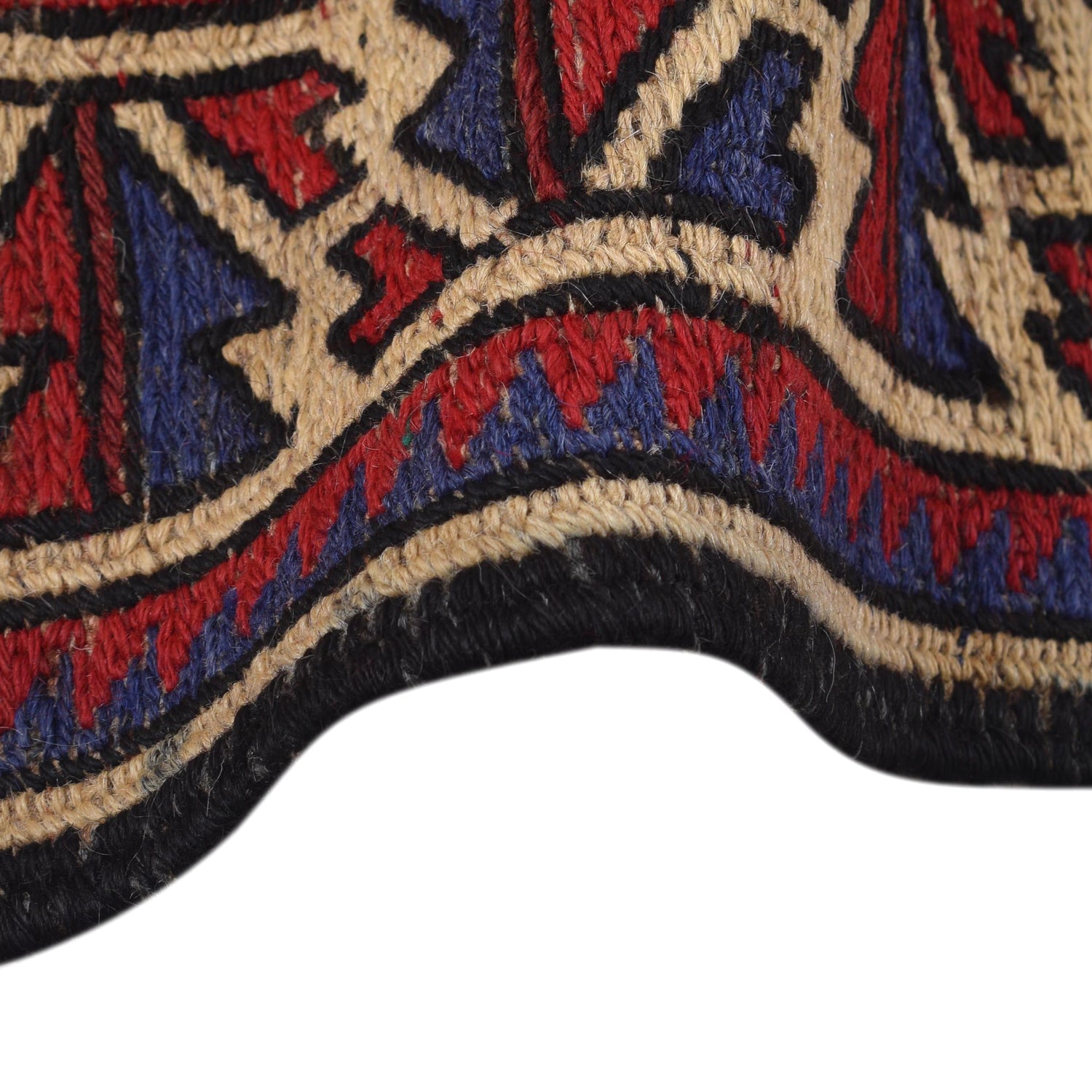 Hand Knotted Vintage Kilim 4' 4" x 6' 9" ft / 131 x 207 cm - No. 10884