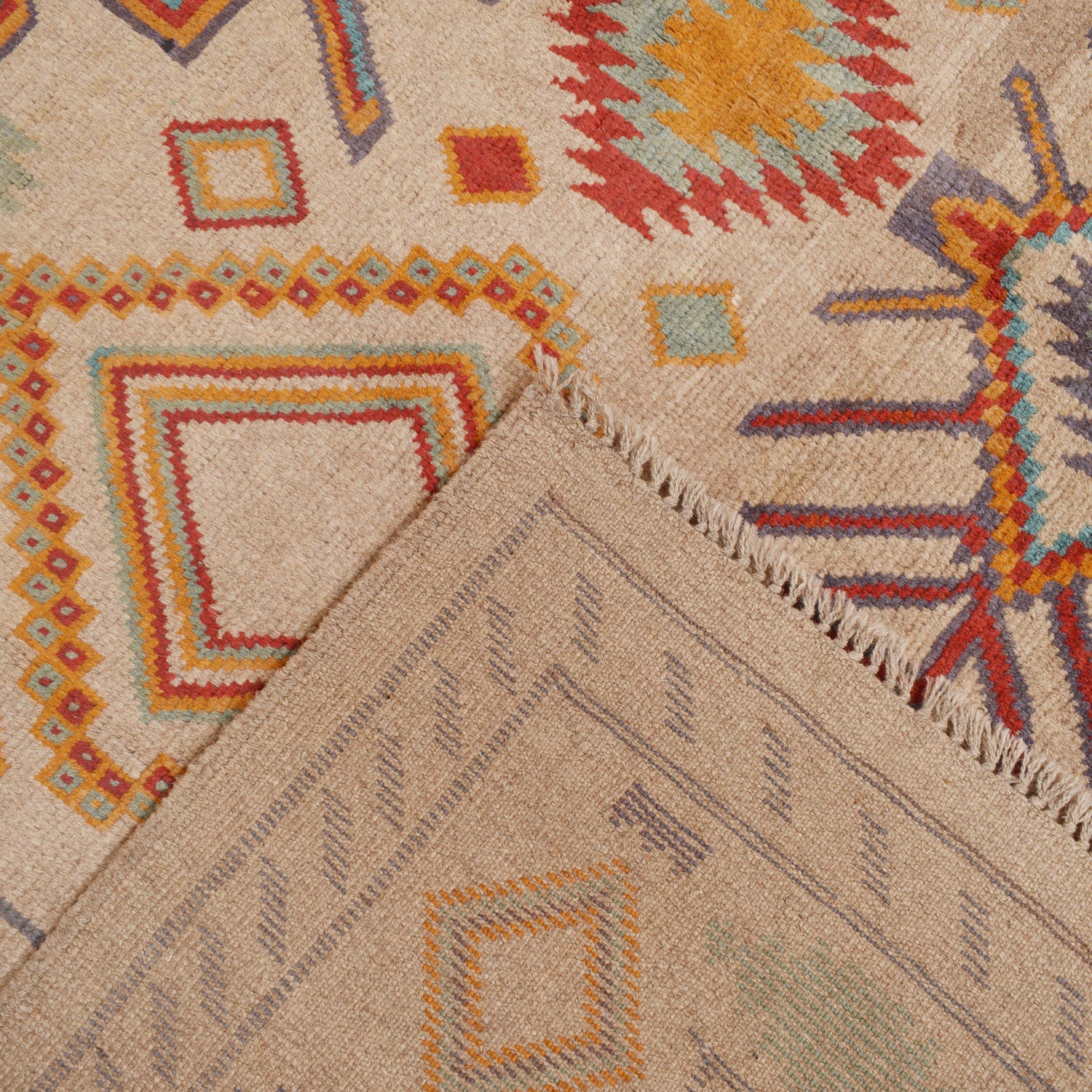 Kohistani Medium Size Area Rug  6' 10" x 9' 12" ft / 208 x 304 cm - No. 10888