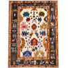 Hand Knotted Kohistani Carpet 5' 8" x 7' 6" ft / 173 x 229 cm - No. 10889