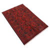 Red Afghan Area Rug 2' 8" x 4' 1" ft / 82 x 124 cm - No. 10920