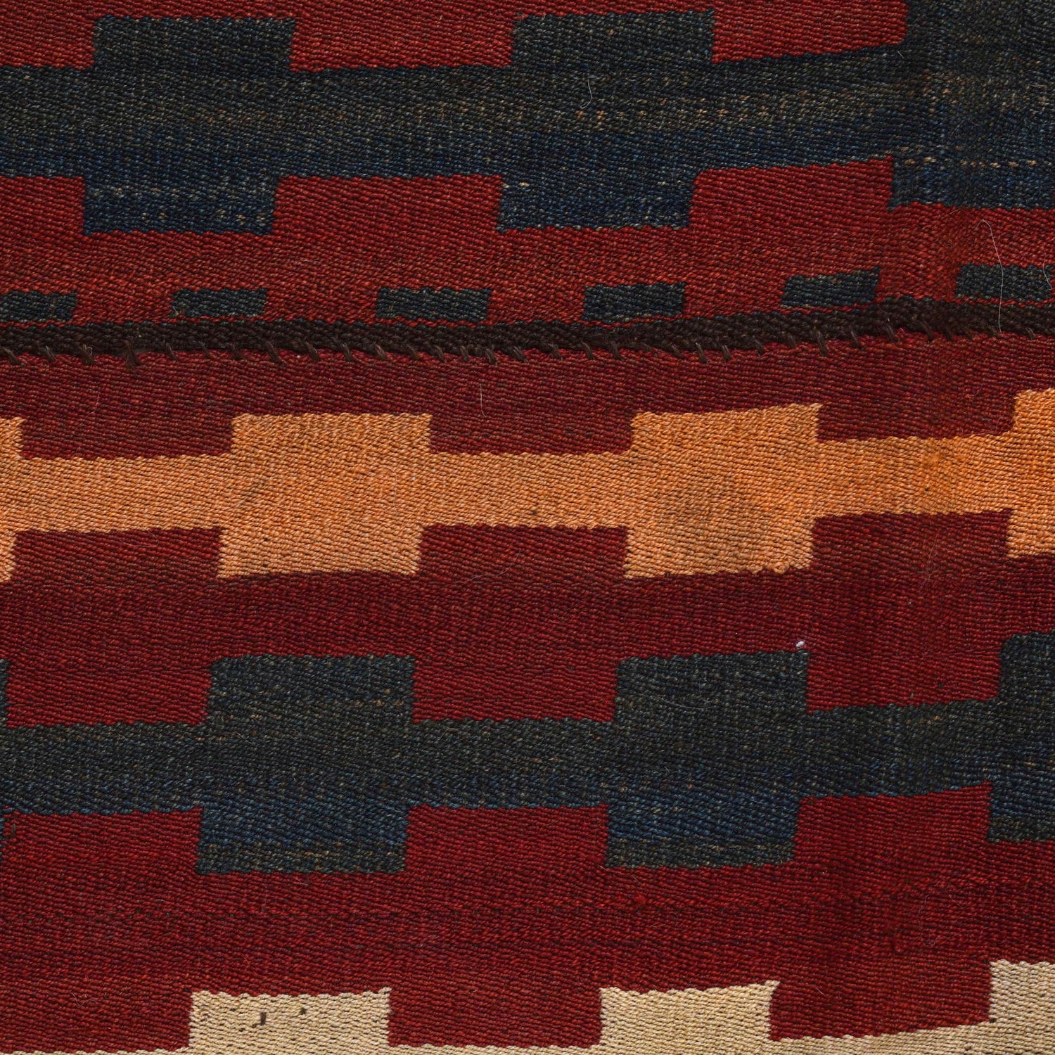 Afghan Vintage Kilim 5' 1" x 7' 6" ft / 155 x 229 cm - No. 1094