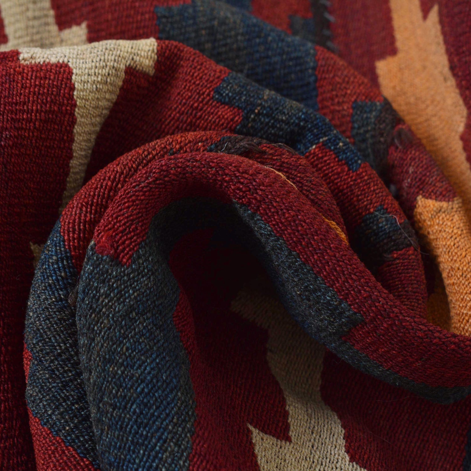 Afghan Vintage Kilim 5' 1" x 7' 6" ft / 155 x 229 cm - No. 1094