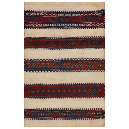 Arabic Style Floor Cushion Kilim 1' 9" x 2' 9" ft / 54 x 83 cm - No. 11044