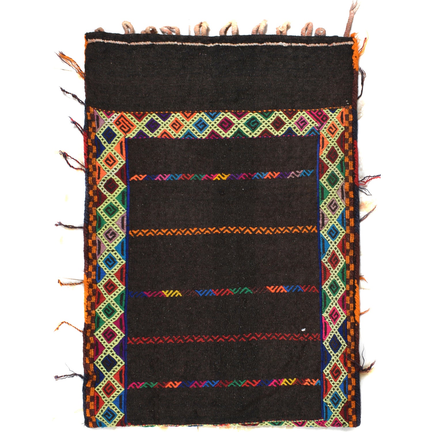 Baluchi Balisht Area Kilim 1' 10" x 2' 6" ft / 55 x 76 cm - No. 11049