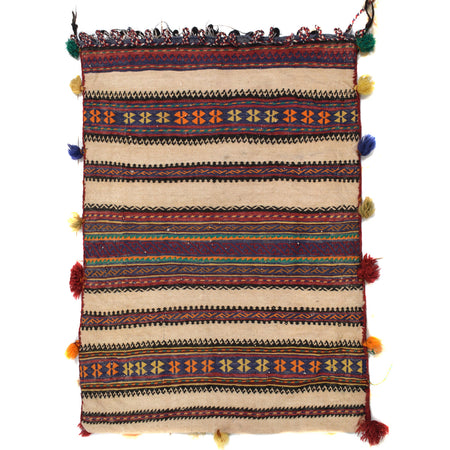 Baluch Balisht Area Kilim 2' 0" x 2' 8" ft / 60 x 82 cm - No. 11063