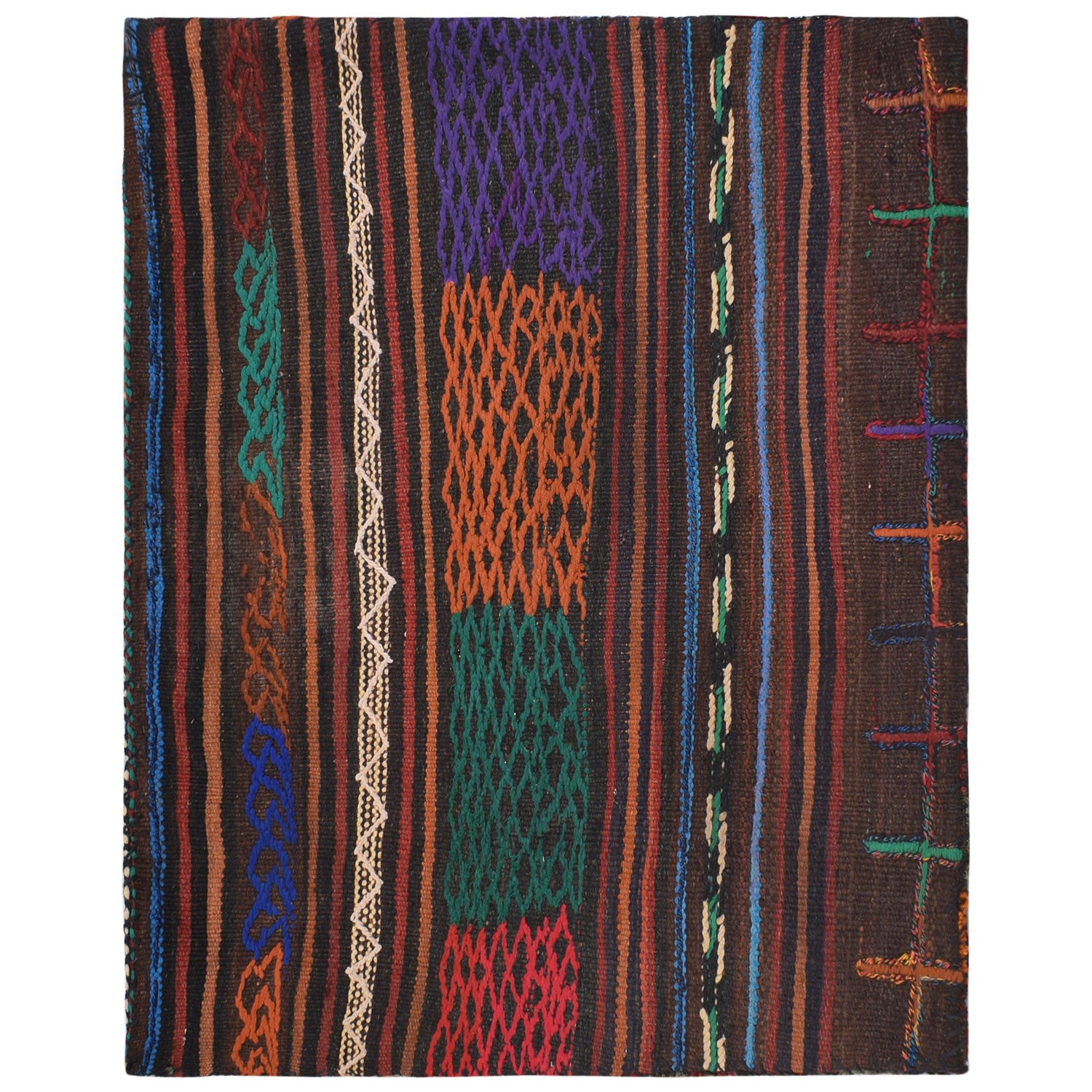 Baluch Balisht Area Kilim 2' 1" x 1' 9" ft / 64 x 53 cm - No. 11068