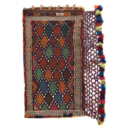 Baluch Balisht Area Kilim 1' 9" x 2' 11" ft / 53 x 90 cm - No. 11070