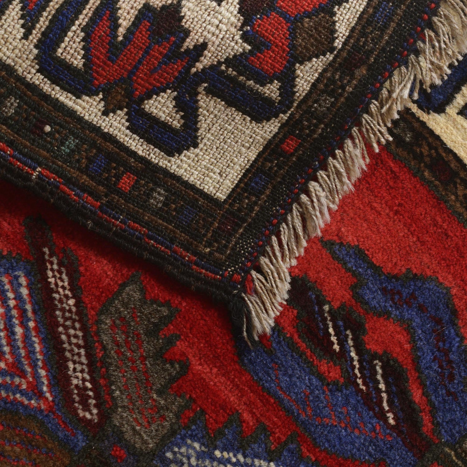 Handmade Pictorial Carpet 2' 9" x 4' 2" ft / 85 x 127 cm - No. 11265