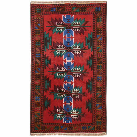 Tribal Baloch Rug 2' 10" x 5' 0" ft / 87 x 153 cm - No. 11338
