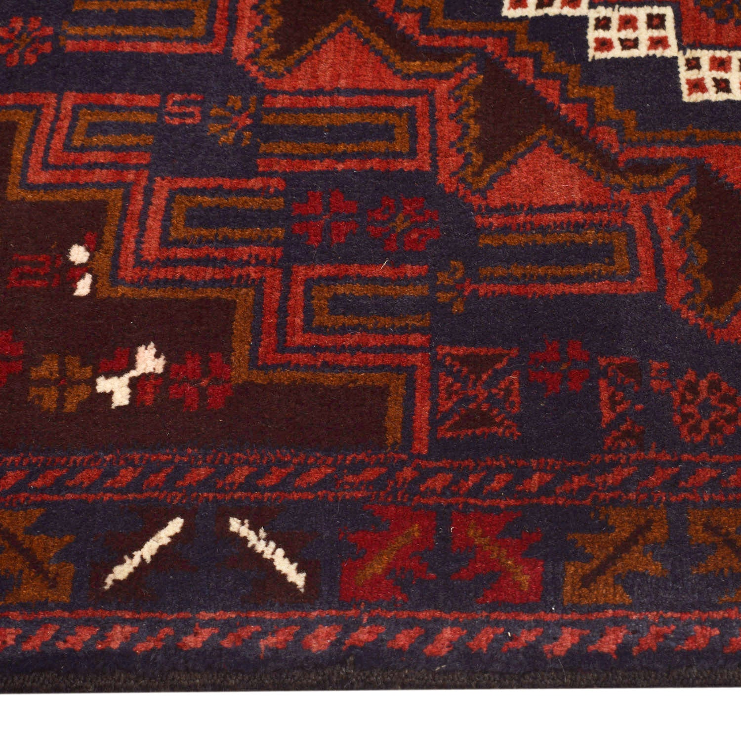 Tribal Baloch Rug 3' 0" x 5' 6" ft / 92 x 167 cm - No. 11422
