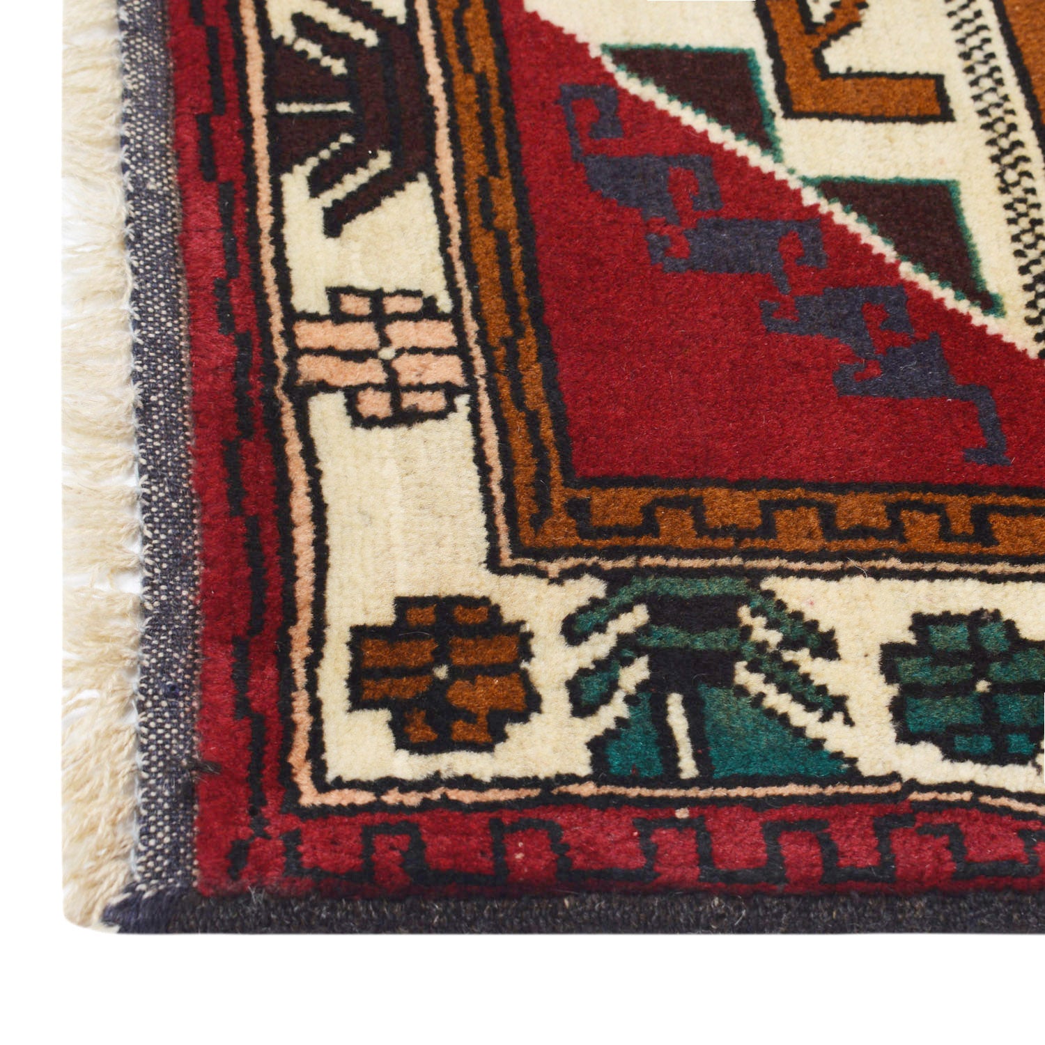 Traditional Baloch Rug 3' 1" x 3' 11" ft / 94 x 119 cm - No. 11428