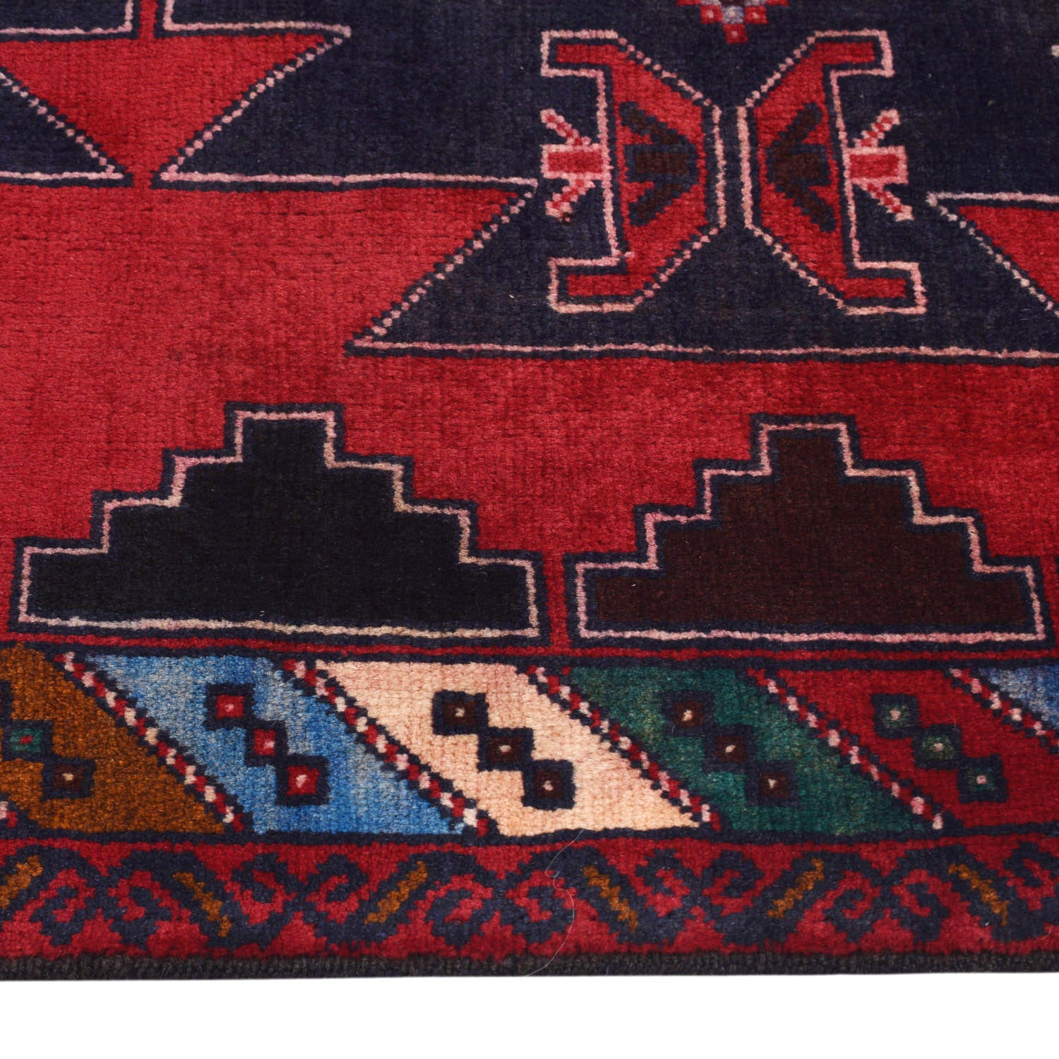 Traditional Baloch Rug 2' 11" x 4' 4" ft / 88 x 133 cm - No. 11447
