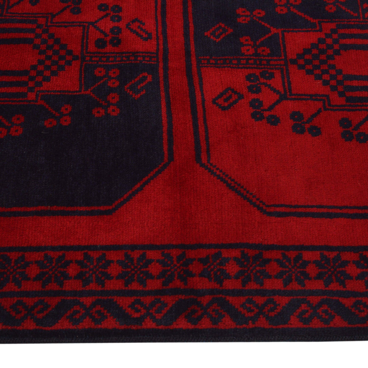 Red Color Baluchi Rug 2' 10" x 4' 4" ft / 86 x 131 cm - No. 11465