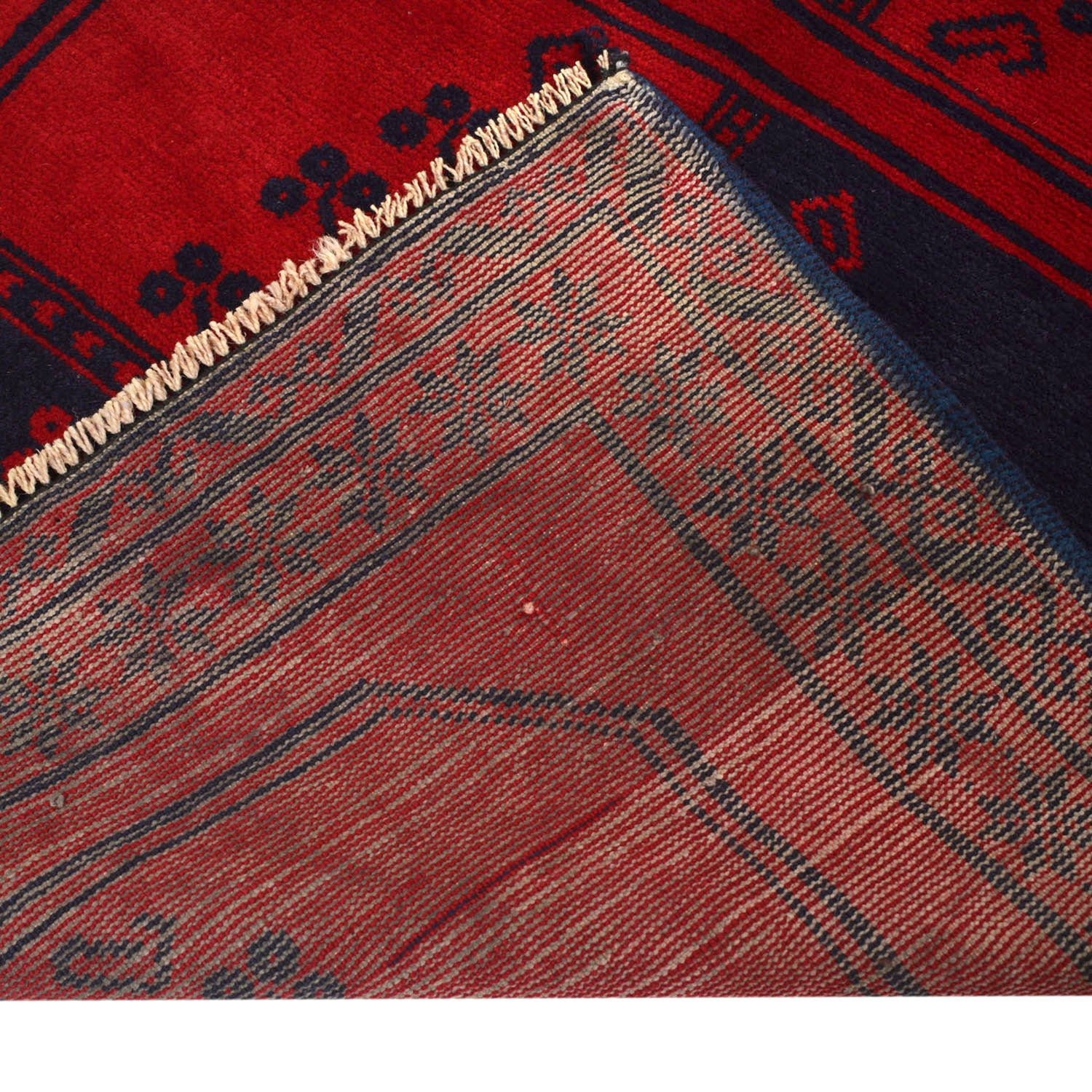 Red Color Baluchi Rug 2' 10" x 4' 4" ft / 86 x 131 cm - No. 11465