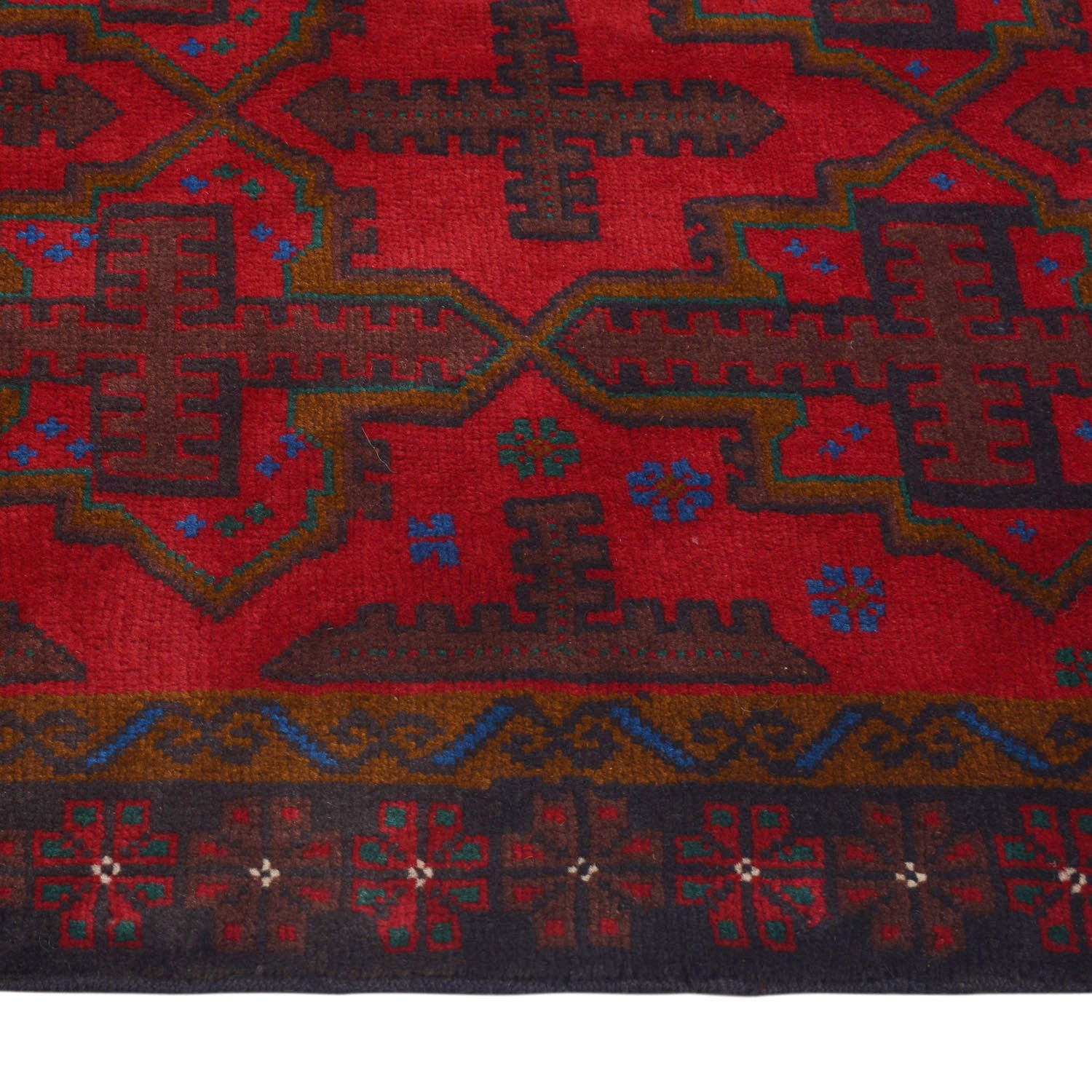 Red Color Baluchi Rug 2' 9" x 4' 2" ft / 85 x 128 cm - No. 11468
