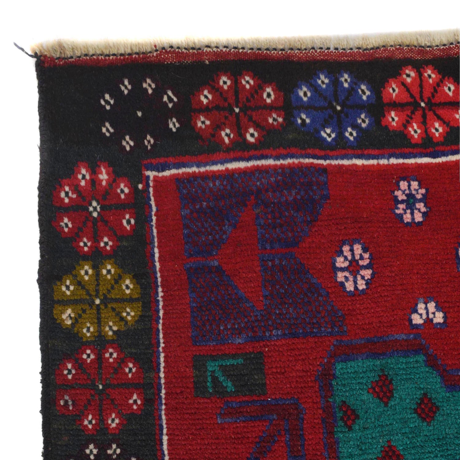 Red Color Baluchi Rug 2' 11" x 4' 4" ft / 89 x 132 cm - No. 11623