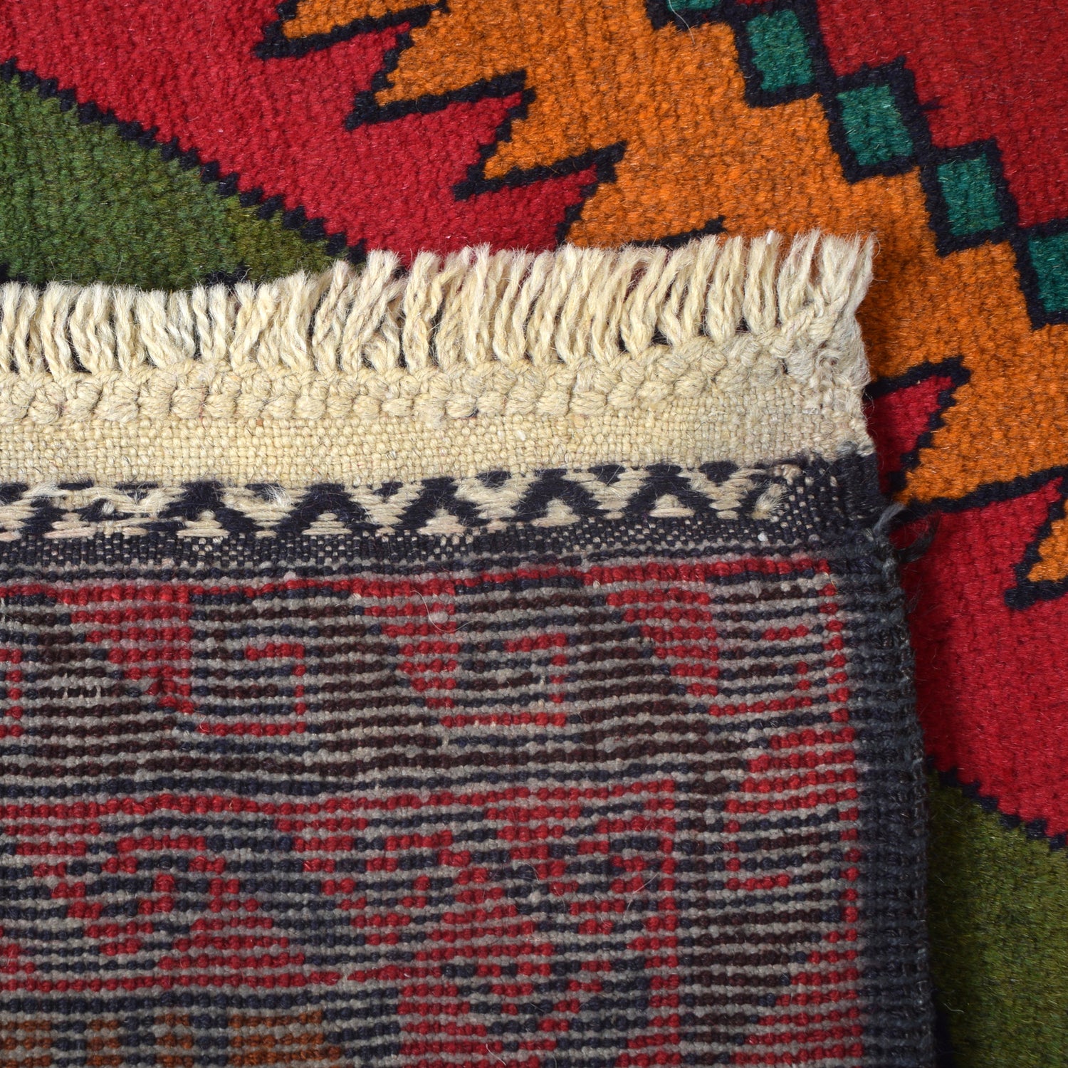 Handmade Picture Area Rug 3' 9" x 6' 7" ft / 114 x 200 cm - No. 11659