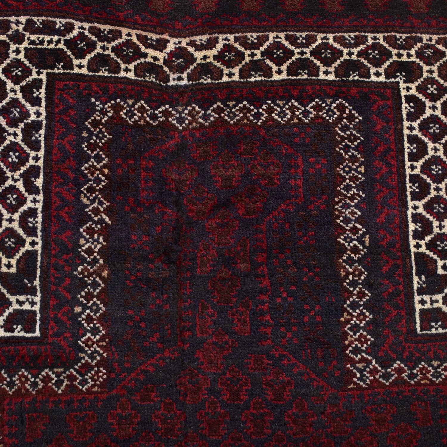Hand Knotted Prayer Rug 3' 1" x 4' 8" ft / 93 x 141 cm - 11769