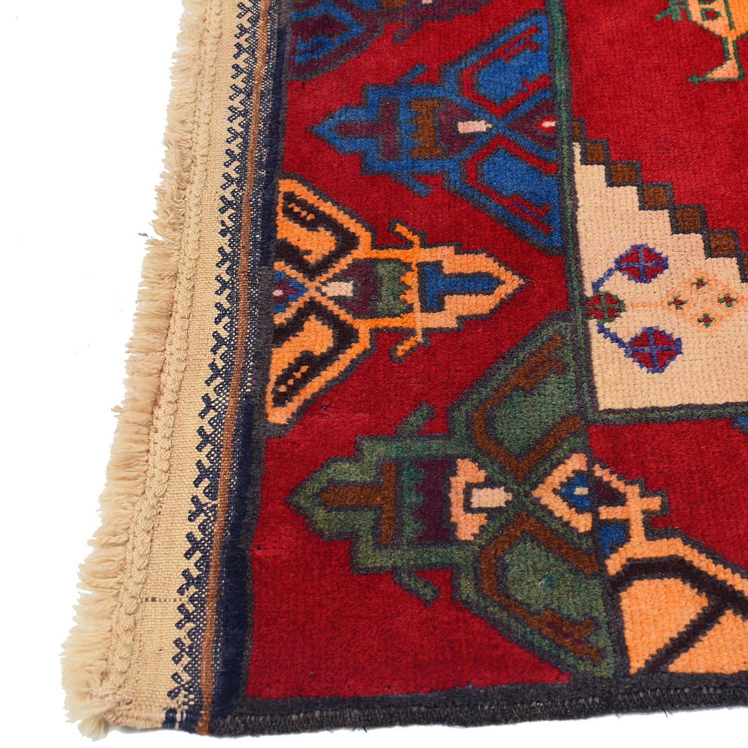 Handmade Picture Area Rug 3' 7" x 6' 4" ft / 109 x 194 cm - No. 11772