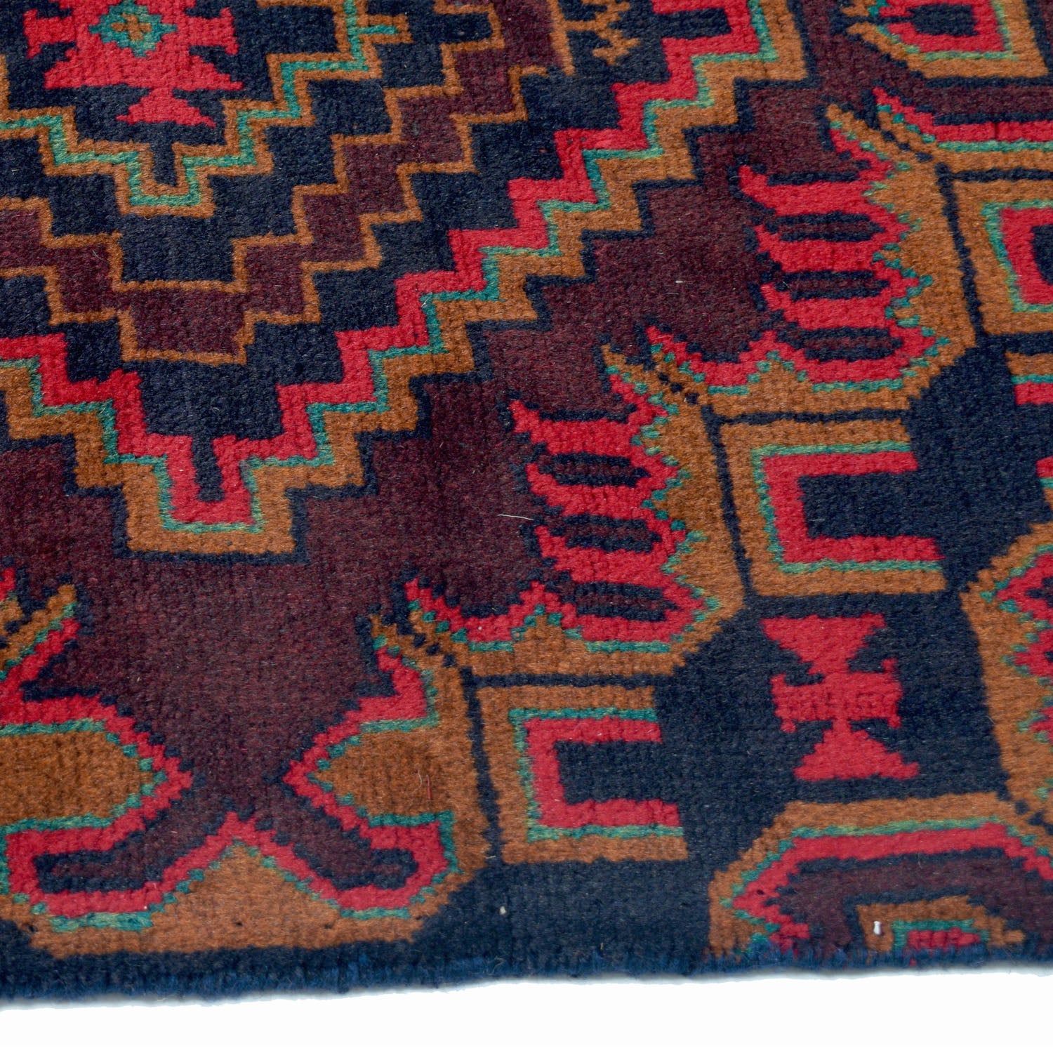 Hand-Knotted Afghan Baluchi Runner 2' 2" x 12' 11" ft / 65 x 394 cm - No. 11774