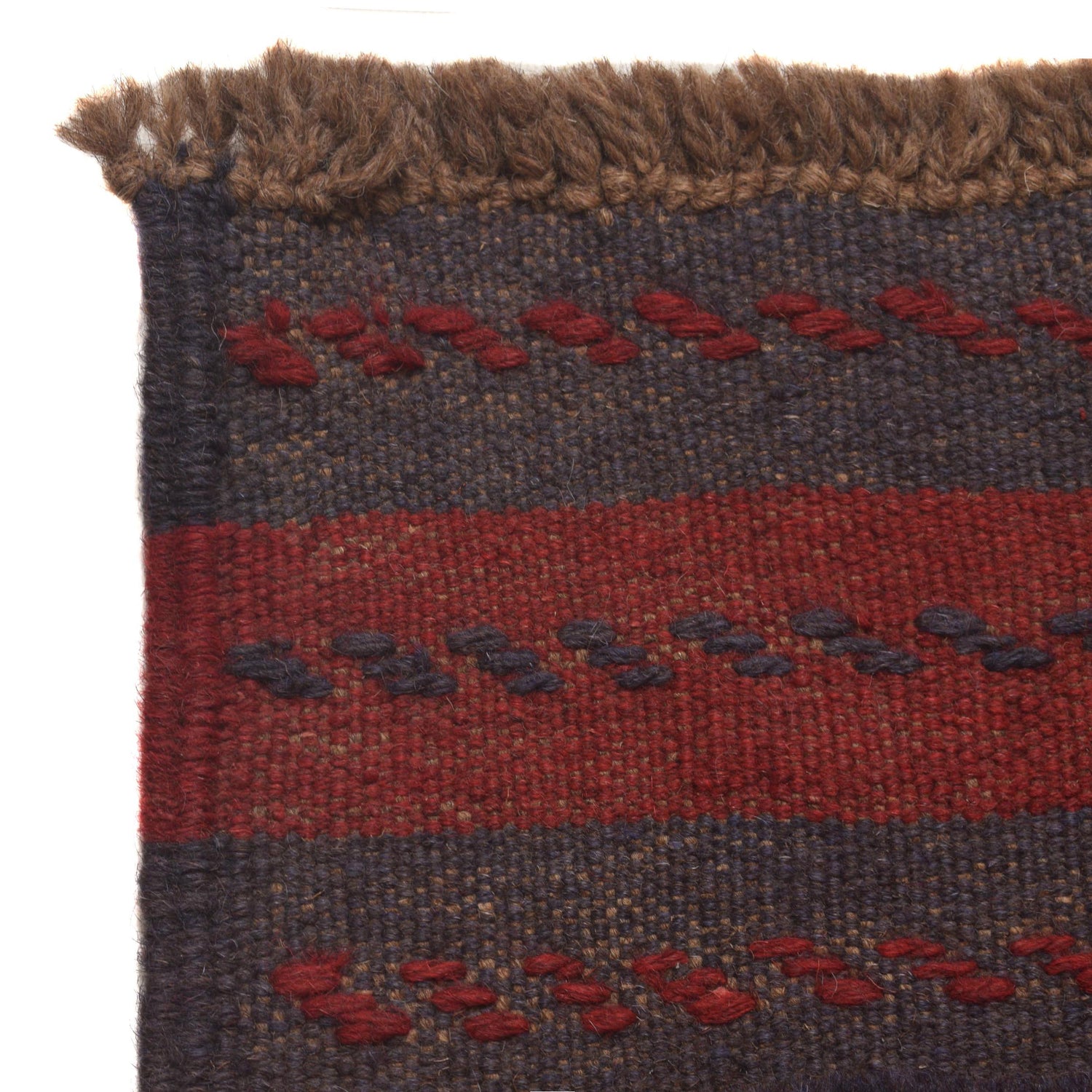 Red Color Mashwani LongRunner 2' 2" x 11' 8" ft / 67 x 355 cm - No. 1182