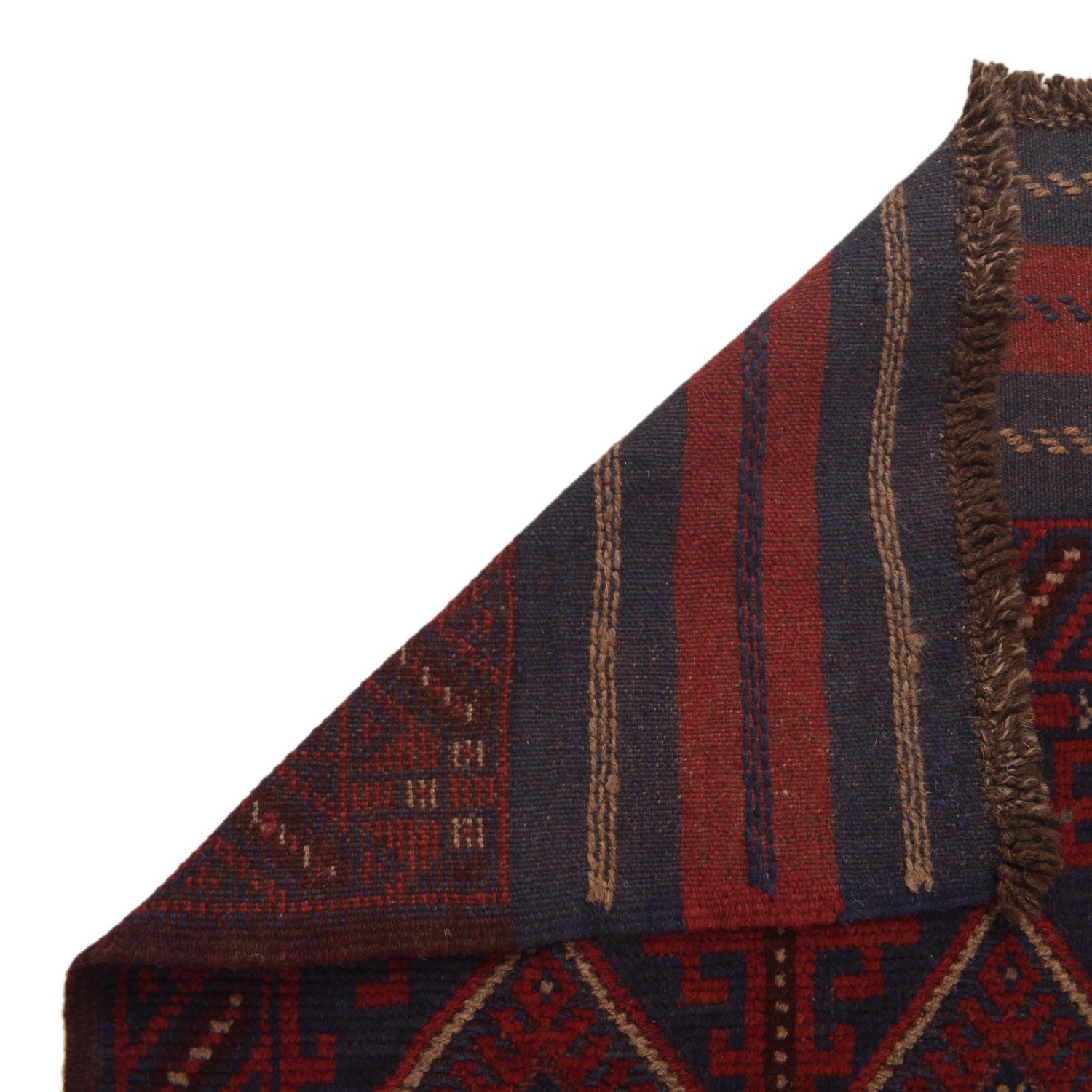 Handmade Afghan Runner 2' 4" x 11' 8" ft / 70 x 356 cm - No. 1184