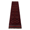Hand Knotted Mashwani Runner 2' 4" x 11' 8" ft / 72 x 356 cm - No. 1185