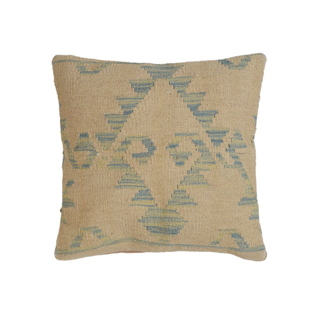 Afghan Kilim Cushion 1' 3" x 1' 4" ft / 39 x 41 cm - No. 121a