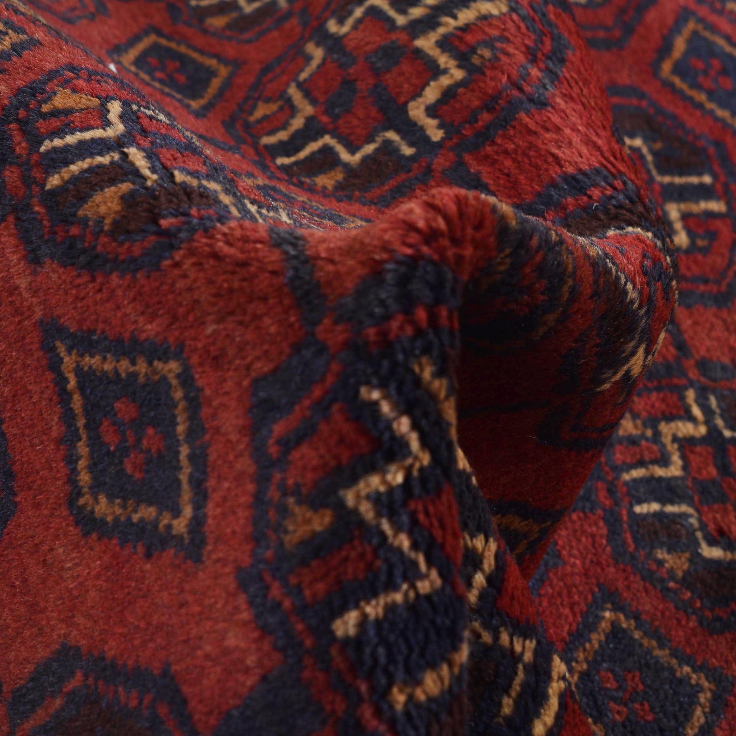 Tribal Baloch Rug 3' 2" x 6' 4" ft / 97 x 193 cm - No. 1266