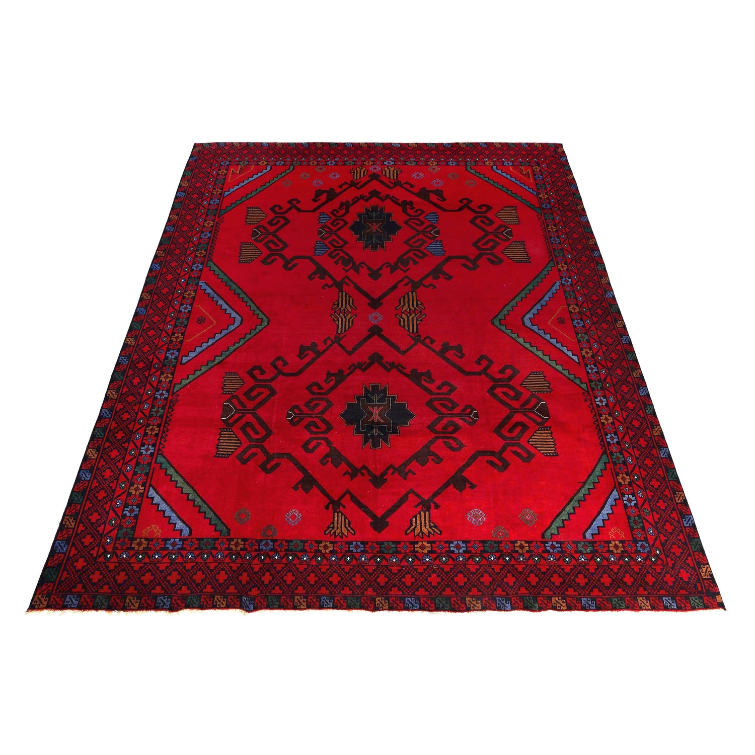 Handmade Baluchi Rug 8' 11" x 11' 6" ft / 271 x 350 cm - No. 1311