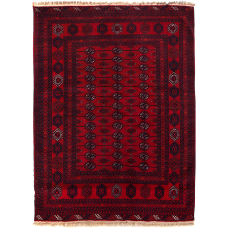 Handmade Bukhara Carpet 4' 6" x 6' 2" ft / 137 x 189 cm - No. 1324